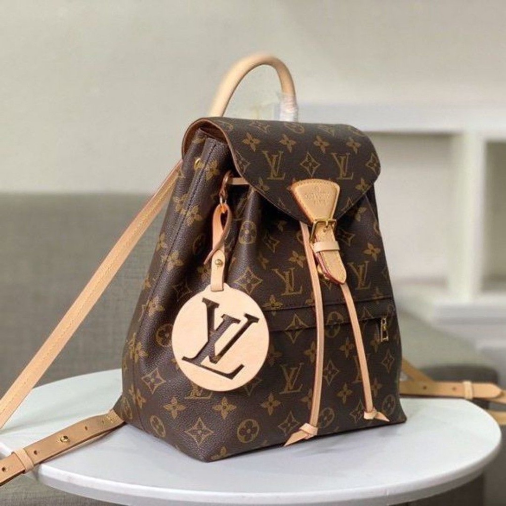 LOUIS VUITTON LOCKME Backpack Mini M53195 Calf Leather Rose Ballet Noir  Pink