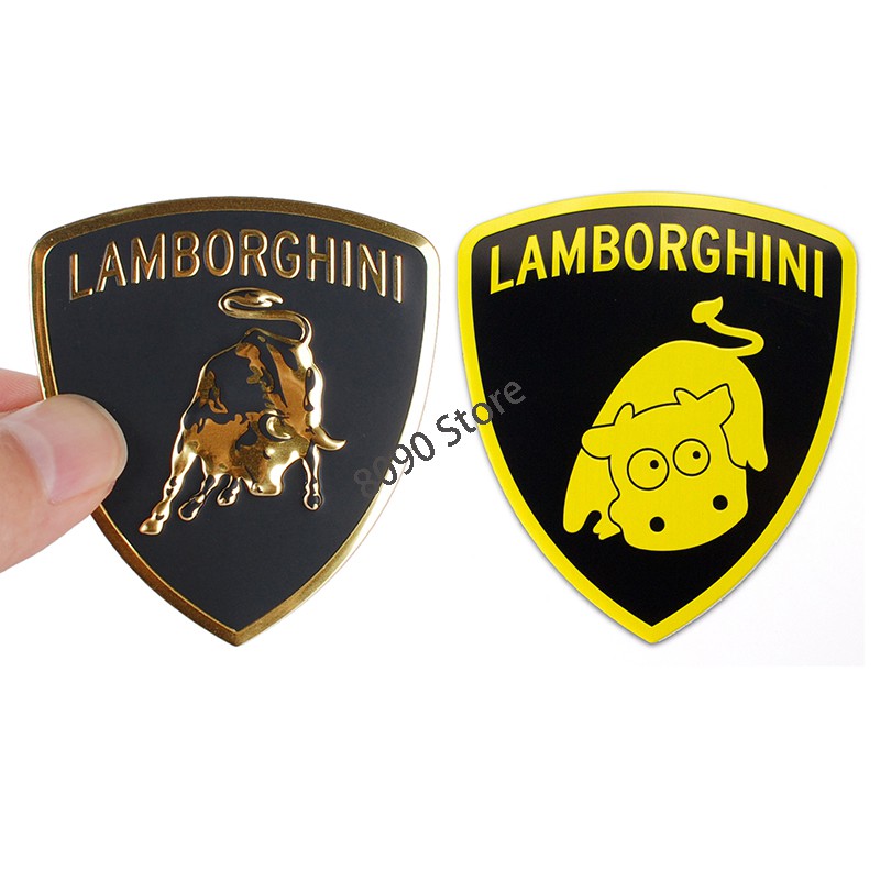 For Lamborghini Urus Aventador Reventon Gallardo Murcielago Huracán Alloy  Car Body Sticker Nameplate Auto Rear Window Emblem Badge Decal Scratch  Cover Decoration | Shopee Chile