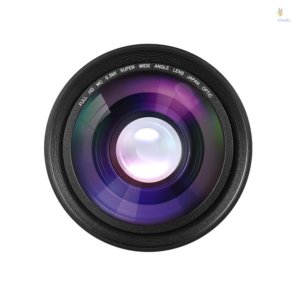 Lente Macro Gran Angular Full Hd De 30 Mm 37 Mm 0.39x Para 