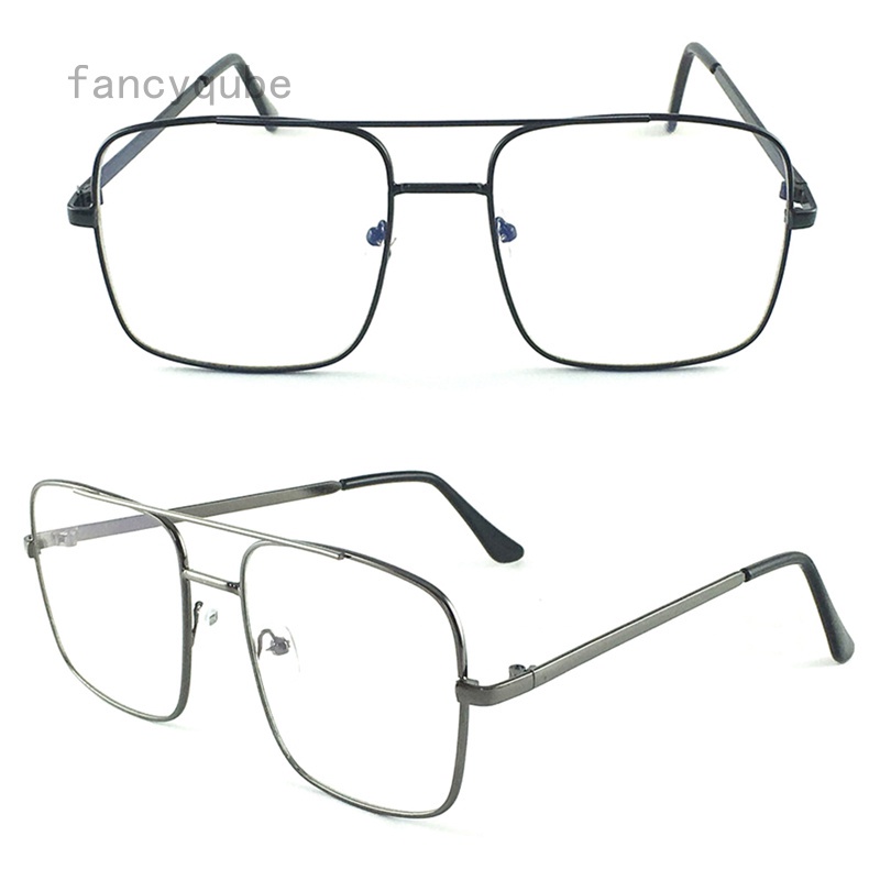 Lentes Vintage De Metal Dorado Marco Hombre/Mujer/De Sol Cuadrados Ópticos | Shopee