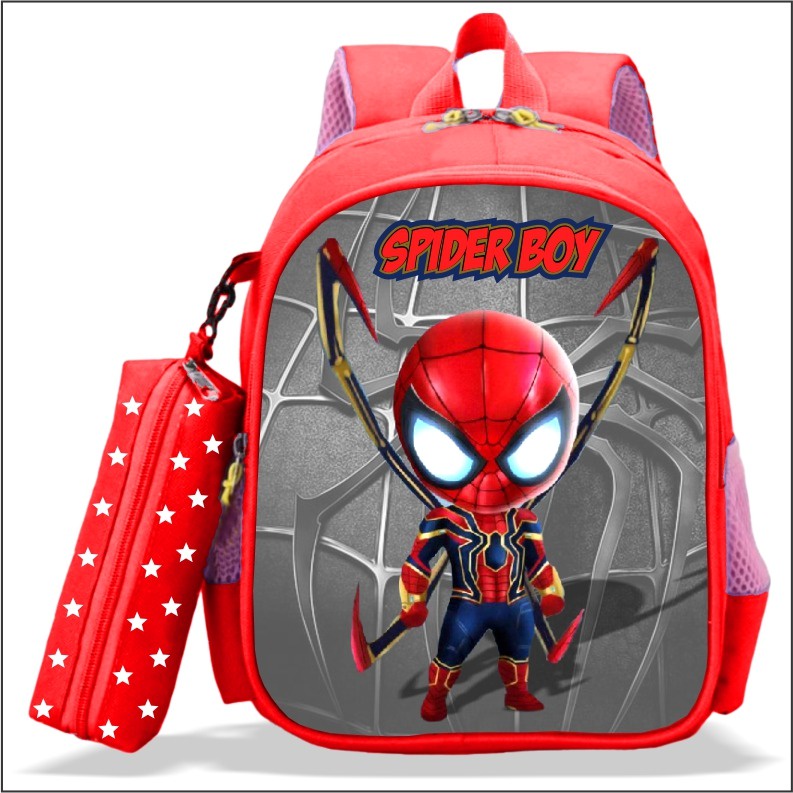 Mochila Premium para niños Spiderman Marvel Superhero Character Bag  Kindergarten escuela primaria Kindergarten Cool Contemporary Boys Bag  Gaming Bag | Shopee Chile