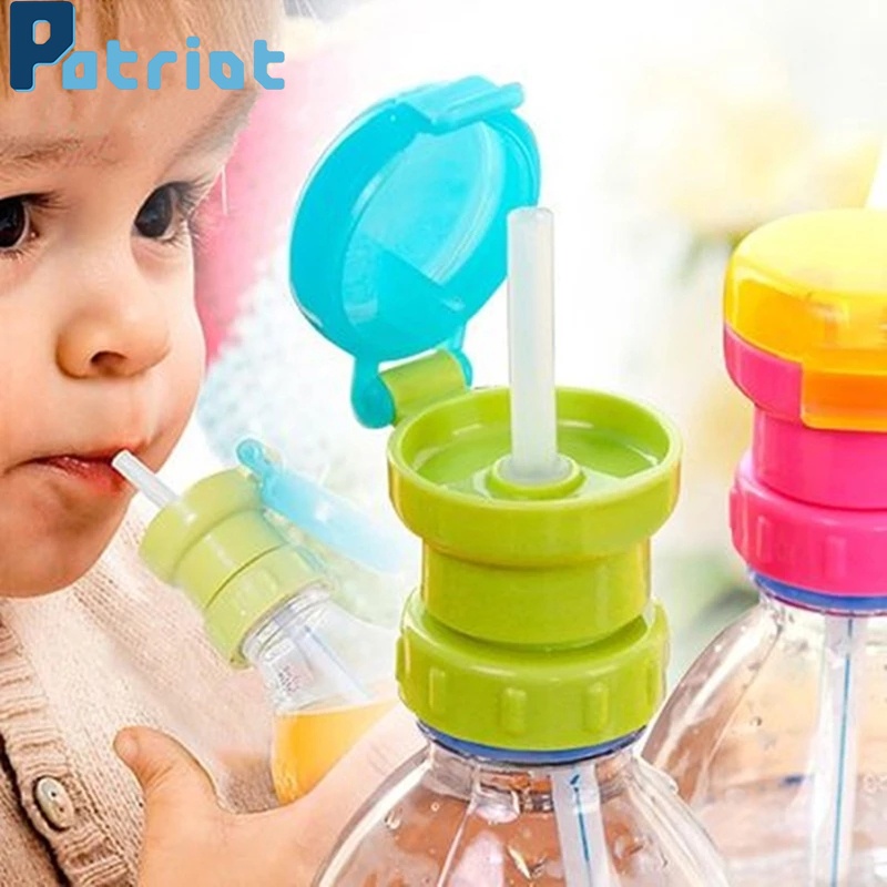 1 Juego De Botella De Agua Para Ninos A Prueba De Derrames Jugo De Soda Botella De Agua Con Paja Bebida Segura Paja Tapa De Bebe Alimentacion Para Ninos Shopee Chile