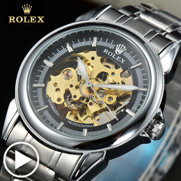 Reloj Rolex De Lujo Para Hombre De Completo Automático Mecánico Con Correa Acero Inoxidable ROL | Shopee
