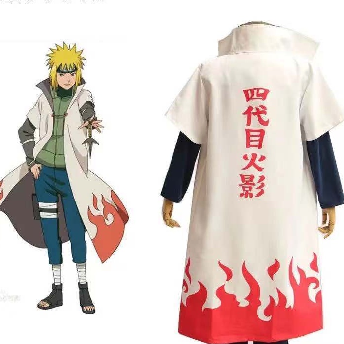Naruto Akatsuki ropa cuatro generaciones de Naruto capa de Naruto porque  ropa traje de traje de nube roja anime Naruto | Shopee Chile