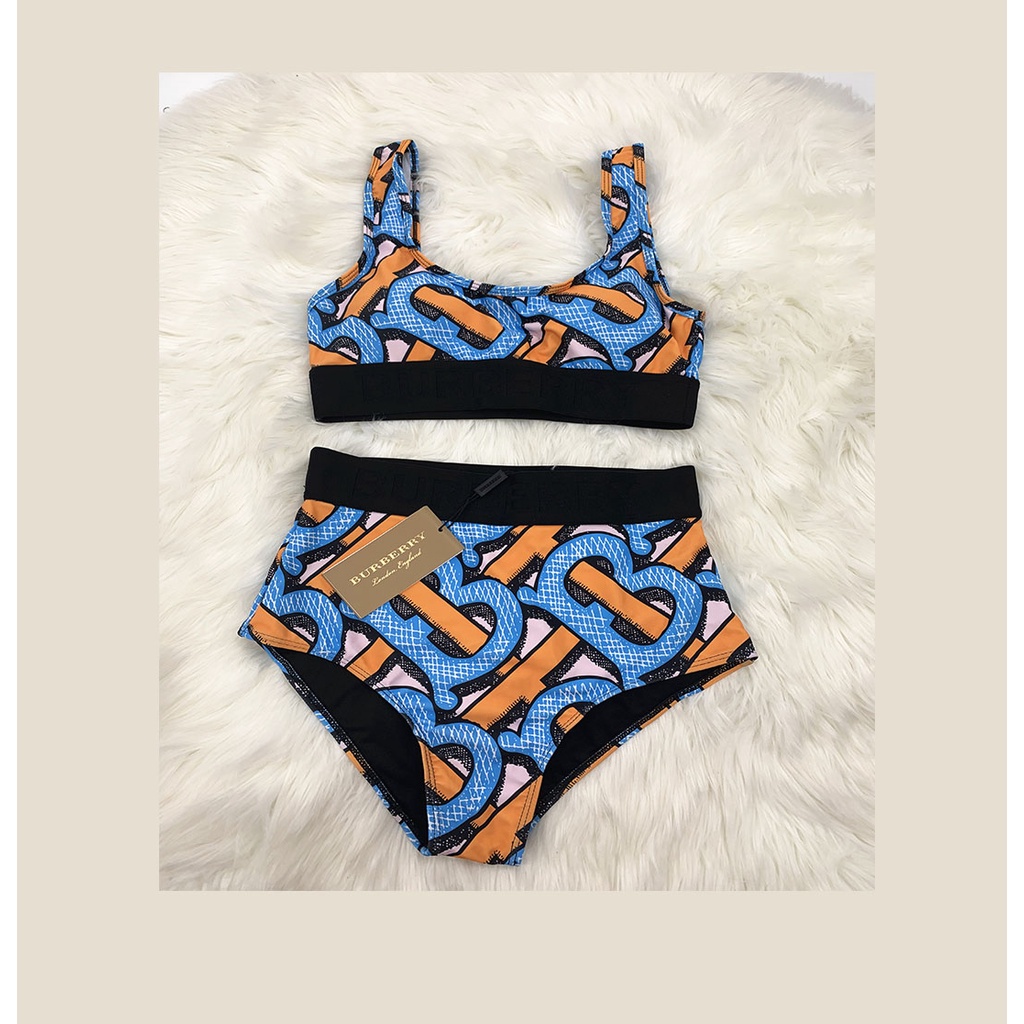 Verano De Lujo De Diseño De La Marca Burberry TB Sexy Lencería Bikini Traje  De Baño Trajes | Shopee Chile