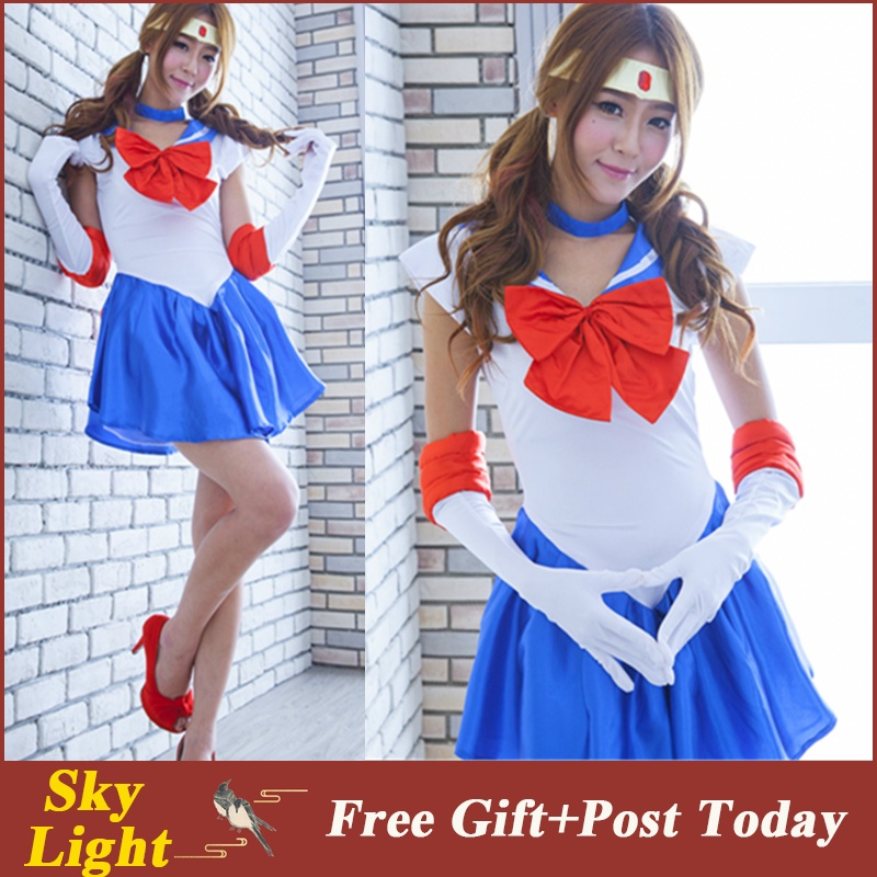 Sailor Moon Anime Marinero Luna Cosplay Disfraces Para Las Mujeres Vestido  De Halloween Fiesta De La Etapa Ropa Conjunto Adultos | Shopee Chile