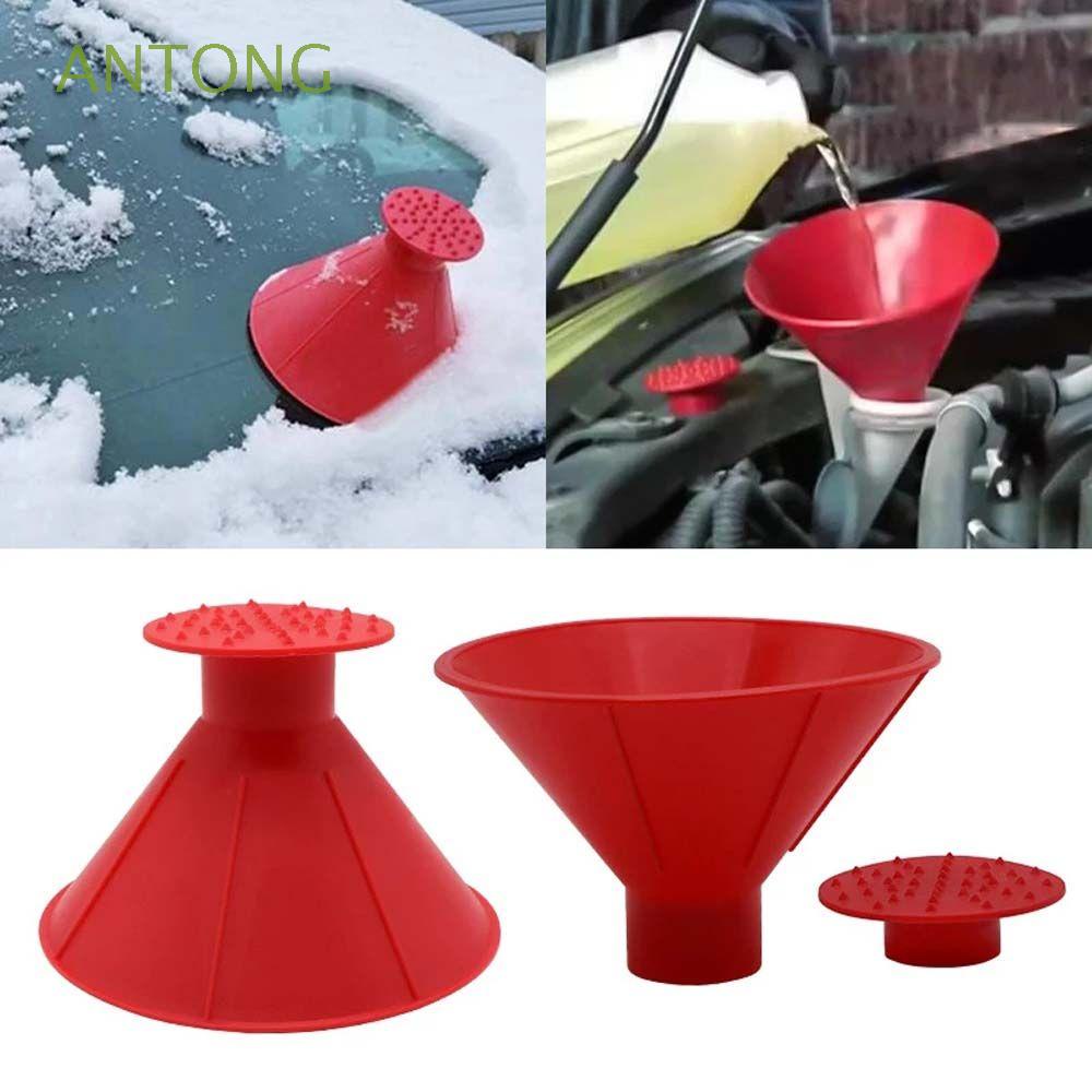 4pack Magic Car Ice Scraper Round, Cone Shaped Car Windshield Ice