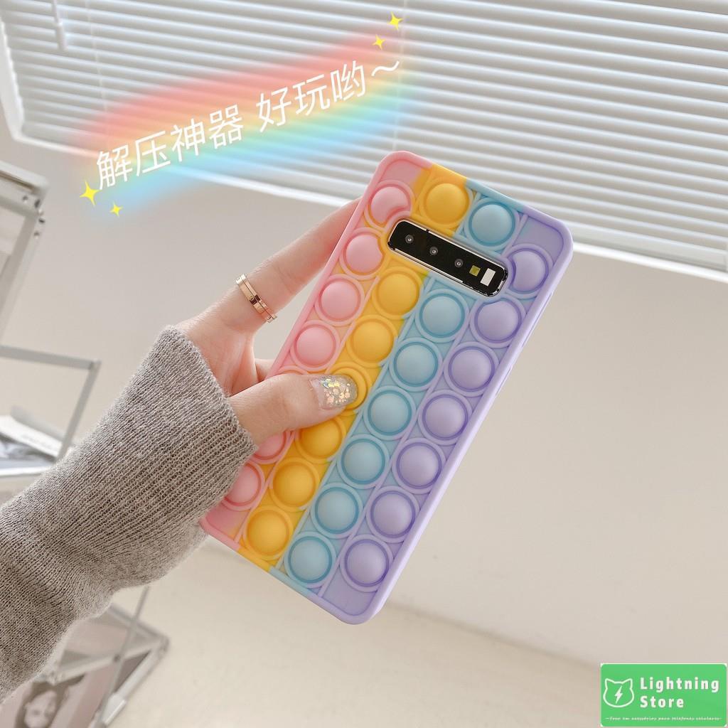 Samsung Galaxy A52 A72 Pop It Push Bubble Caso Del Tel fono M vil Lindo 