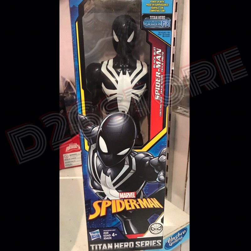 Spiderman negro traje SpiderMan Noir Titan Hero series Marvel Hasbro  Original figura de acción | Shopee Chile