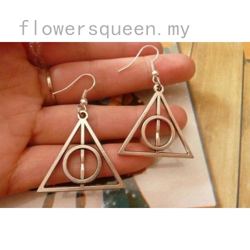~ hecho a mano plata esterlina Harry Potter and the Deathly Hallows Aretes Regalo ~ 