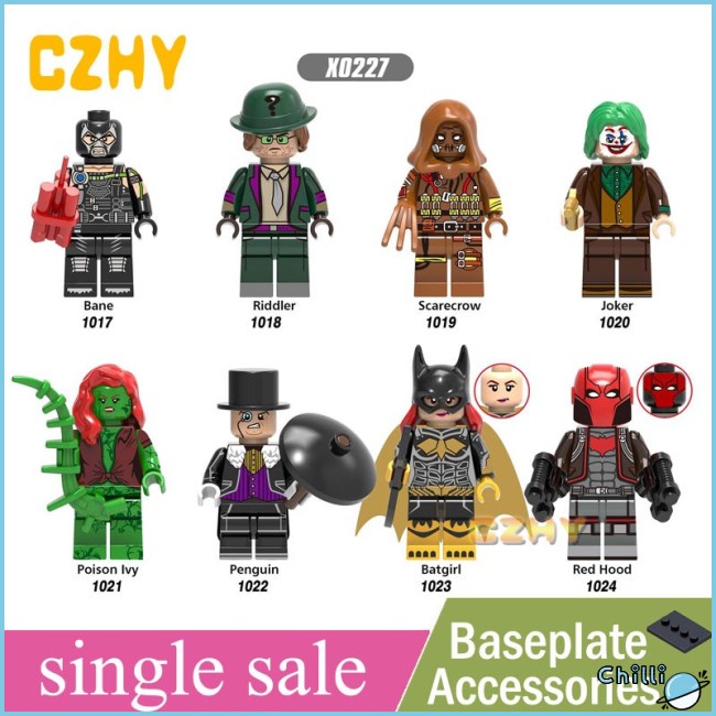 Chilli] DC Comics Mini Figura Batman Lego Minifiguras Joker Espantapájaros  Pingüino Ladrillos Juguetes X0227 | Shopee Chile