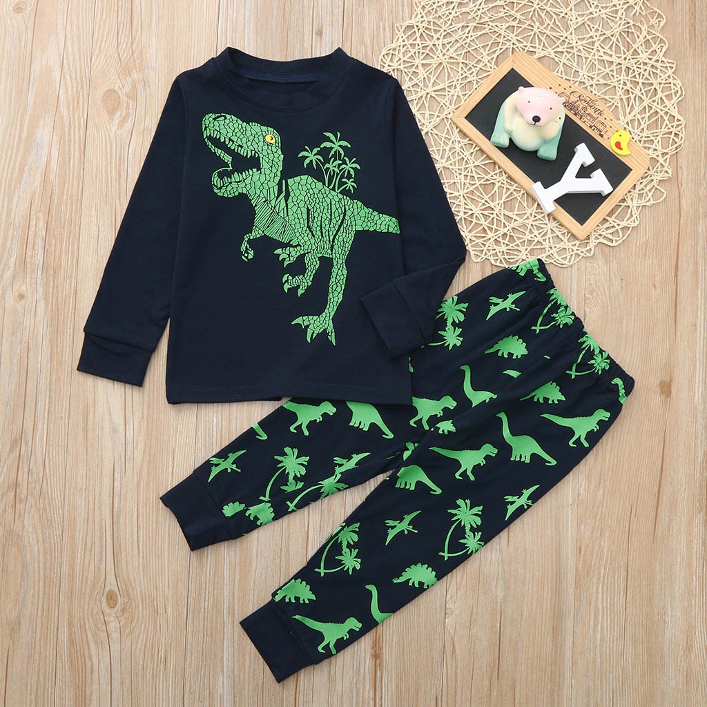 Babyya Bebe Ninas Ninos Nino Dinosaurio De Dibujos Animados Tops Pantalones Pijamas Ropa De Dormir Conjuntos De Ropa De Dormir Conjuntos De Ropa Shopee Chile