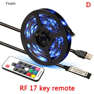 control remoto infrarrojo USB 17Key 5V 5050 RGB LED Tira Luz Barra 60SMD/M Kit de iluminación trasera De Tv