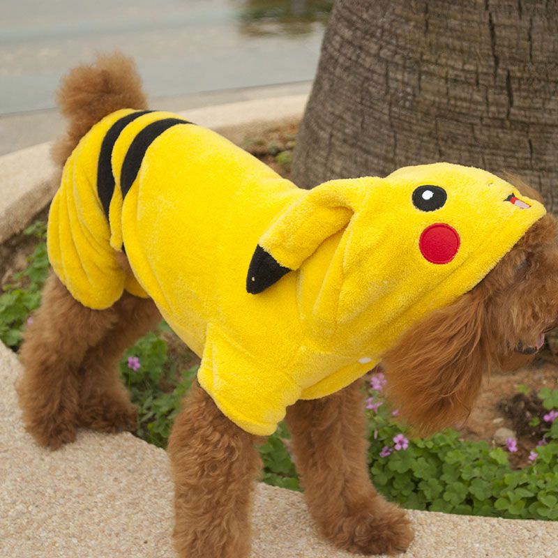 Pokemon Go Mascota Perro Gato Ropa Disfraz Pikachu Squirtle Traje Con  Capucha Decorar | Shopee Chile