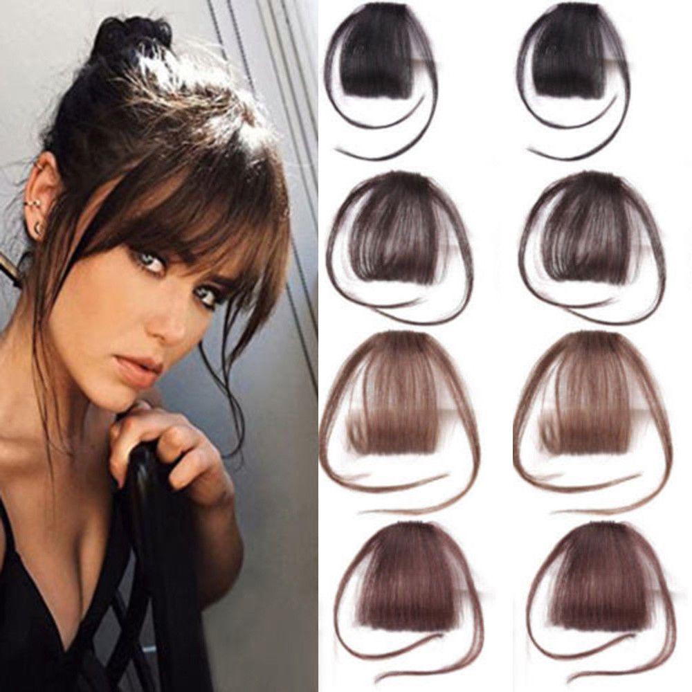 ANTONIO Two Side Bangs Air Bangs Front Neat Bang Synthetic False Hair  Accessories for Women Thin Invisible Hair Extension Clip In Bangs Hair  Styling Fringe Hairpieces/Multicolor | Shopee Chile