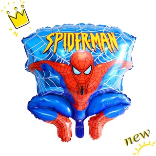 De Gran Tamano De Papel De Aluminio Spiderman Globo De Hierro Hombre Batman Feliz Fiesta De Cumpleanos Decoracion De Los Ninos Juguete De La Ducha De Bebe De Dibujos Animados De Los