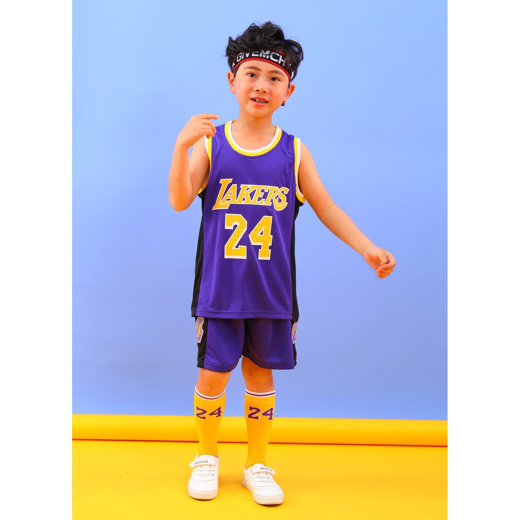 24 Kobe Bryant Unisex Camiseta sin Mangas Baloncesto Traje Uniforme Lakers Los Ángeles 