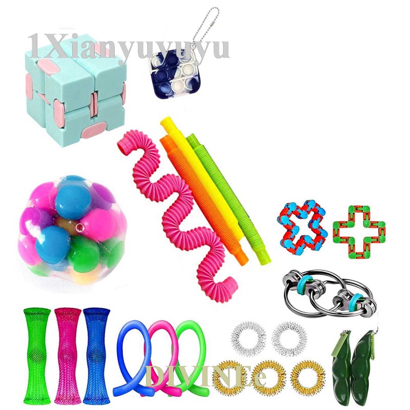 fidget toys tubos