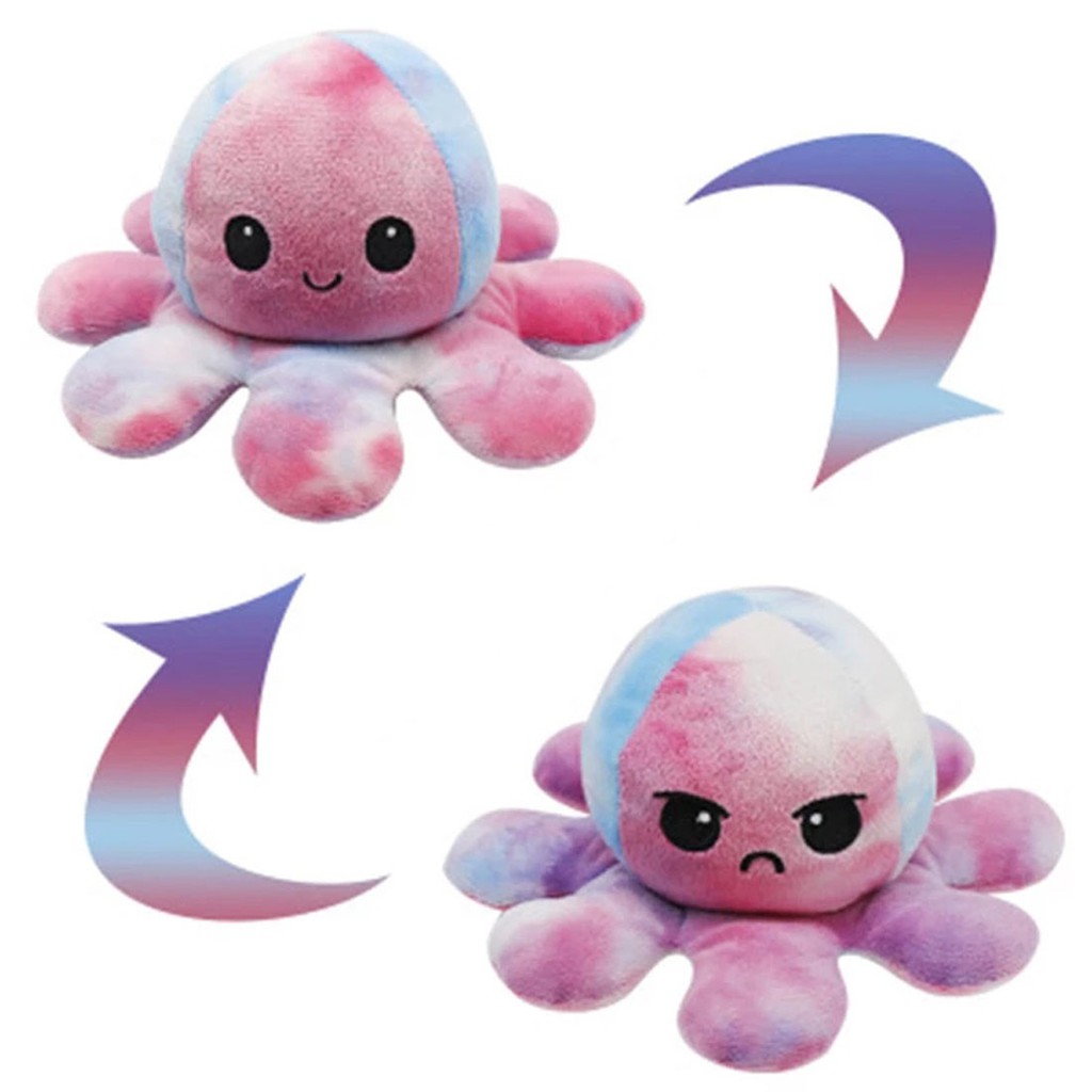 Pulpo de peluche reversible (varios colores), Impulso