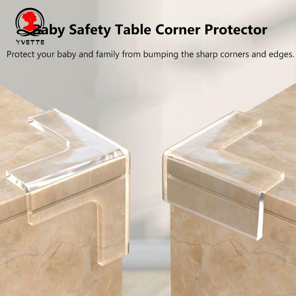 Protección de esquina de escritorio para niños y bebés,funda protectora de silicona para Borde de mesa,anticolisión,1 ud. 