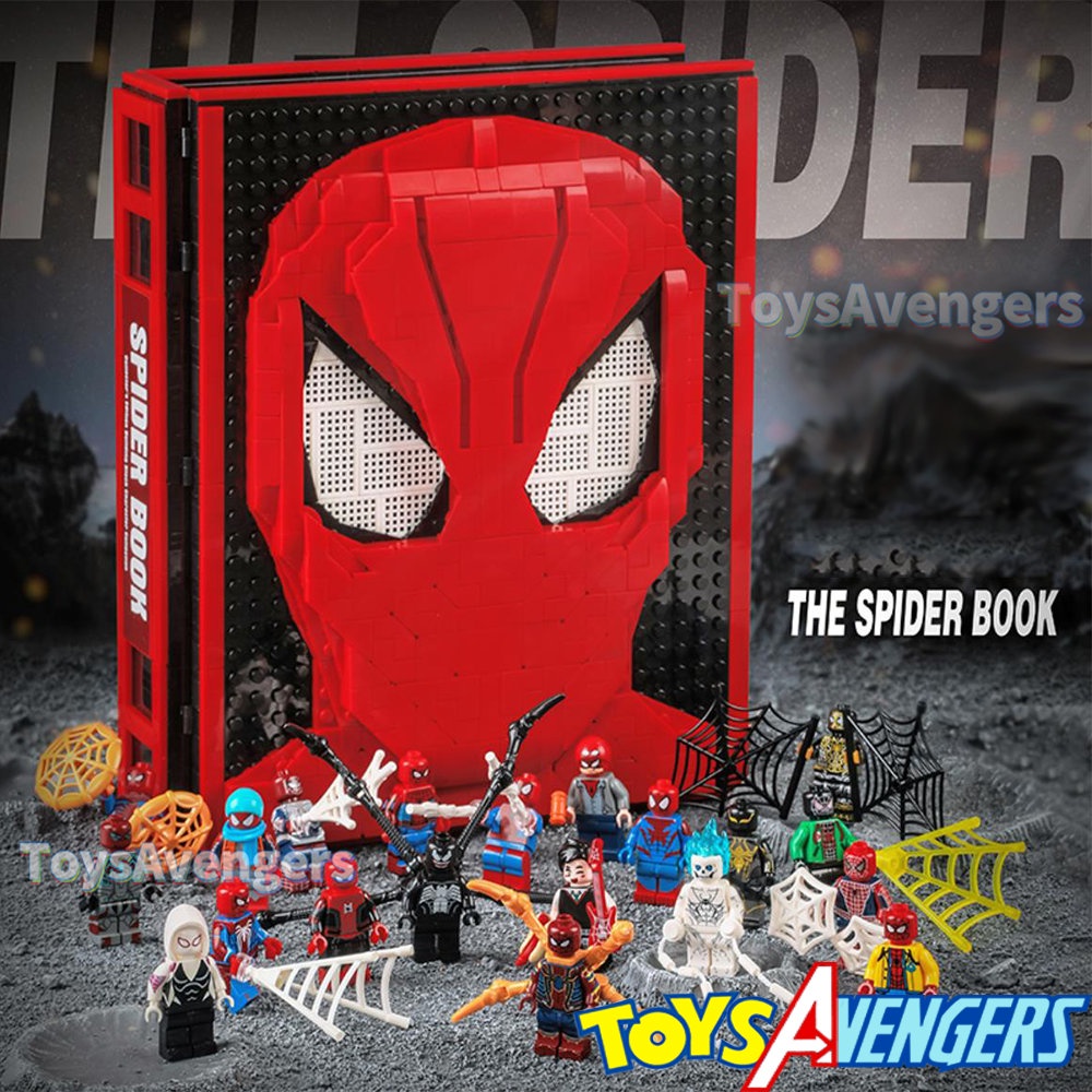 Marvel Series Spiderman Colección Libro Bloques De Construcción Minifiguras  Modelo Compatible Lego Creative Tide Juguetes De Juego Regalos | Shopee  Chile