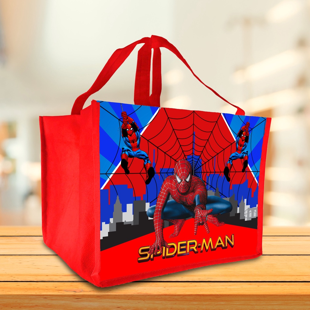 Bolso de recuerdo de cumpleaños de personaje de Spiderman/tamaño de caja de  Bento/se puede comprar individualmente | Shopee Chile