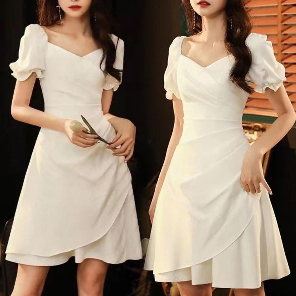 vestidos cóctel blanco Ofertas Online, marzo 2023 | Shopee Chile