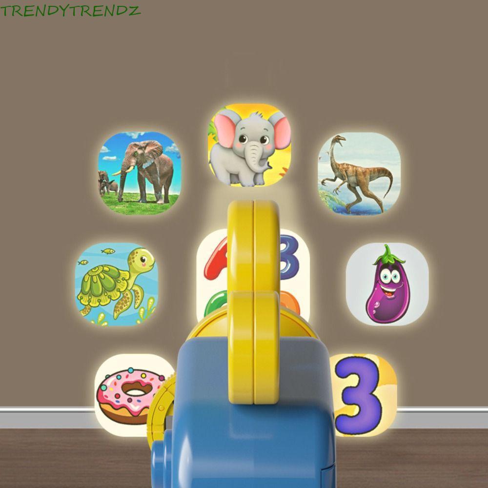 Linterna De Proyección Infantil – 40 Patrones De Luz Nocturna Educativa, Juguete Proyector Para Niños +3 Años (ABS, 11.5 Cm)